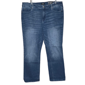 Simply Vera Vera Wang 18R Dark Blue Mid Rise Bootcut Jeans NWT